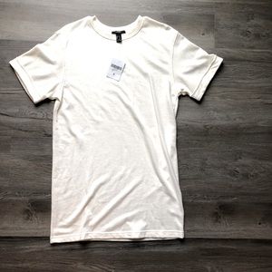 Lightweight sweatshirt T-shirt dress